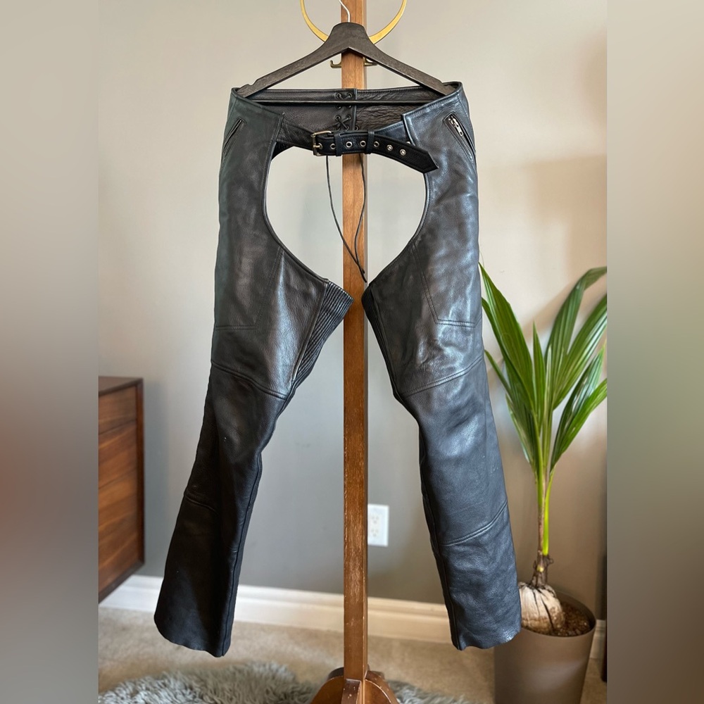 Women’s Boutique of Leathers Black Chaps - Size Large